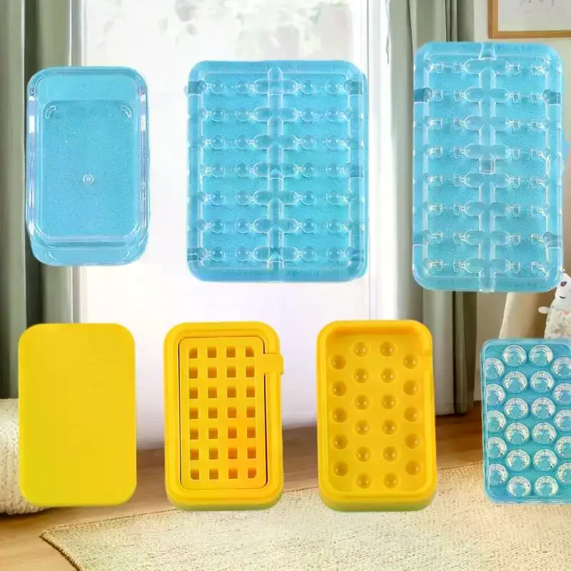 

1 Set Mini Ice-making Box Ice Storage Box Model 1/6 Dollhouse Miniature Food Play Decoration Doll Accessories Toys