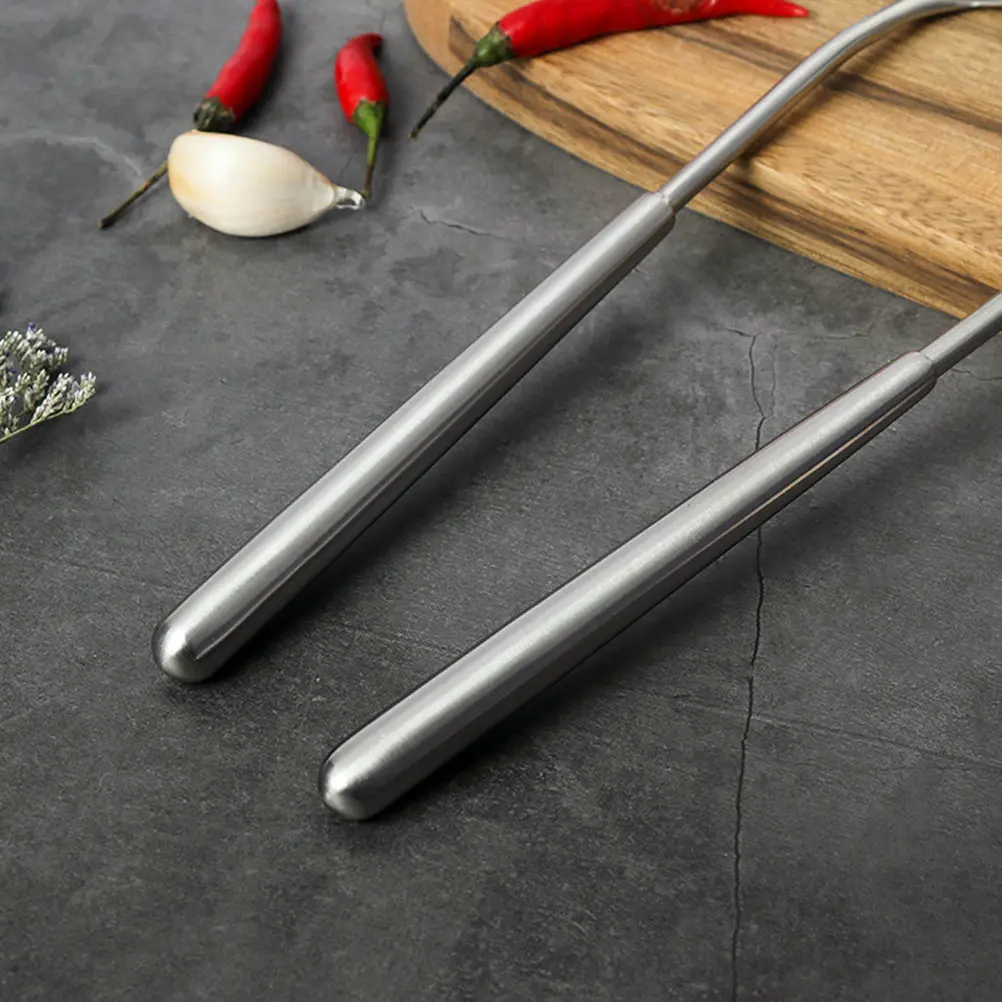 Stainless Steel Hot Pot Colander Spoon with Extra-Long Heat-Resistant Ergonomic Handle for Safe Straining & Serving