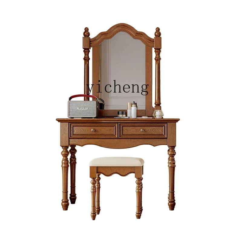 

dressing table dressing table solid wood dressing stool small apartment bedroom ash wood furniture