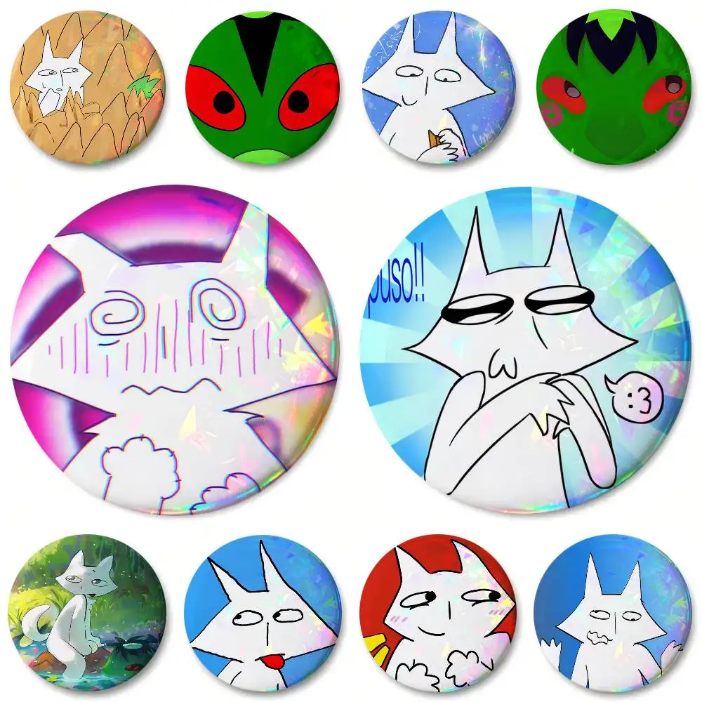 Funny Puso Meme Round Badges Can Be Used To Decorate Clothes And Backpack Pins