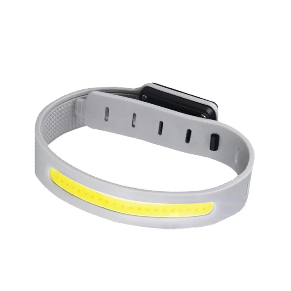 Armband LED Light Night Running USB Rechargeable Flashing Cycling Light Wristband Safe Arm Leg Warning Light Belt Outdoor S C4B3