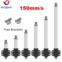 Attuatore lineare elettrico 6/12/24VDC 150 mm/s Mini attuatore di movimento motore Brushless ad alta velocità a bassa velocità per pale del ventilatore, armadi