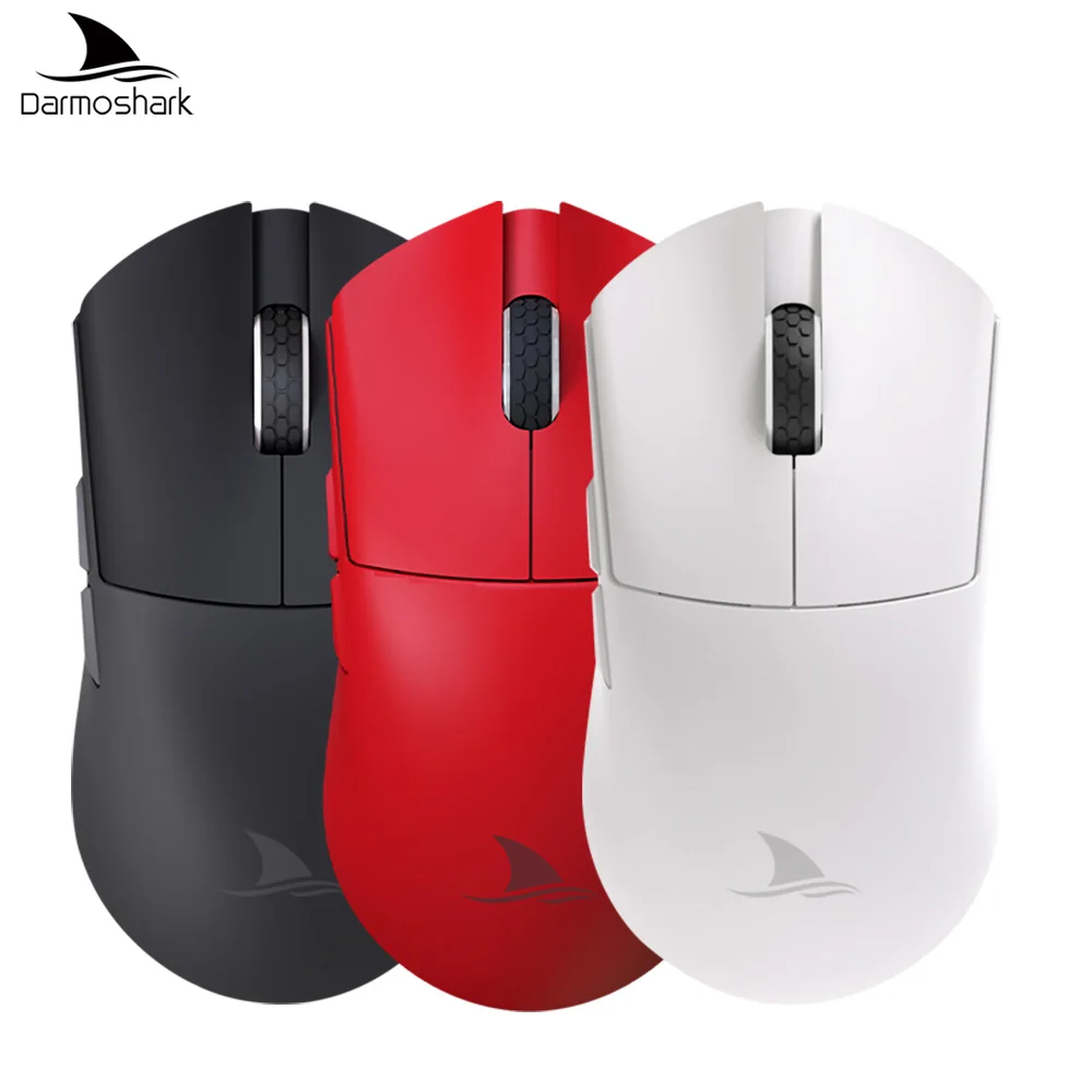 Darmoshark  M3 Pro /Max Wireless Gaming Mouse Bluetooth Tri-Mode PAW3395/3950 Nordic 52840 Game Macro Mouse For PC Laptop