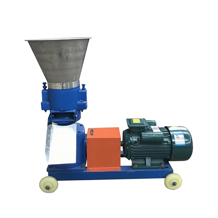 Poultry Fish Mini Animal Food Pelet Chicken Feed Pellet Making Press Granulator Pelletizer Peletizadora Mill Processing Machines