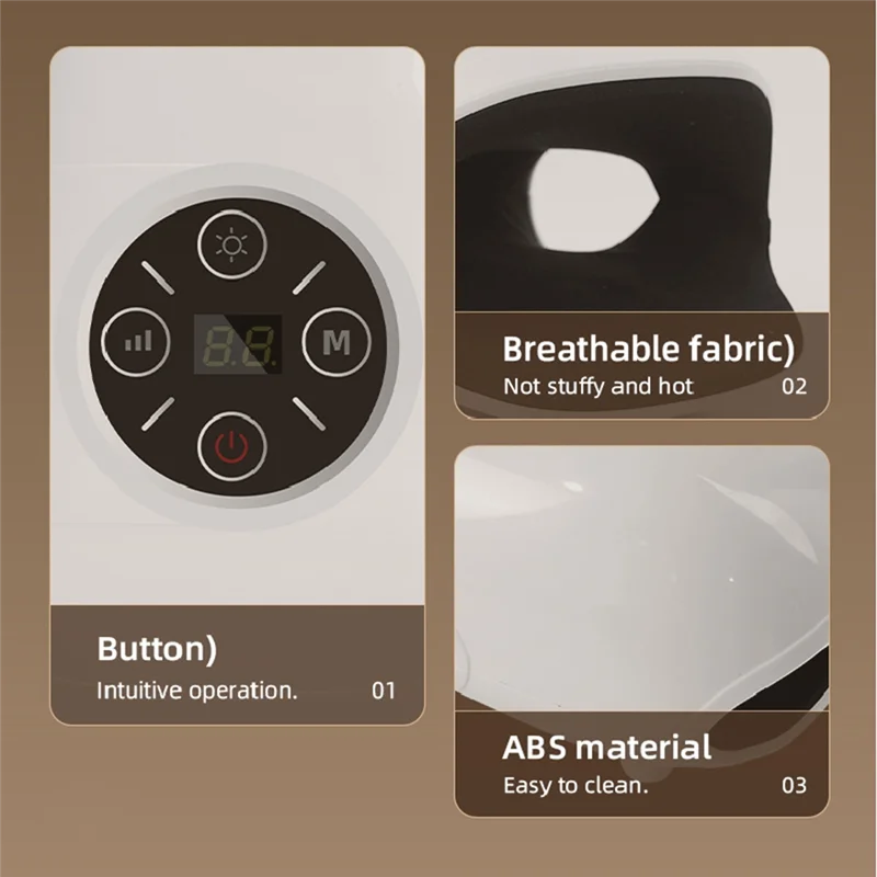 ABVI-Hand Heat Compress Massager Heated Air Pressure Massager Electric Hand Massager For Finger Joints For Arthritis