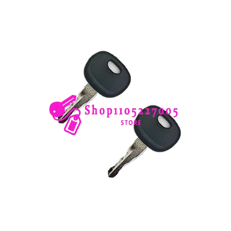 1/2/5/10/20PCS 606 Ignition Starter Key 606/14606 for Heavy Equipmen Truck Loader Construction Machines Keys