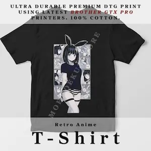 

Cute Anime Girl T-Shirt, 90s Manga, Kawaii Otaku Gift Shirt