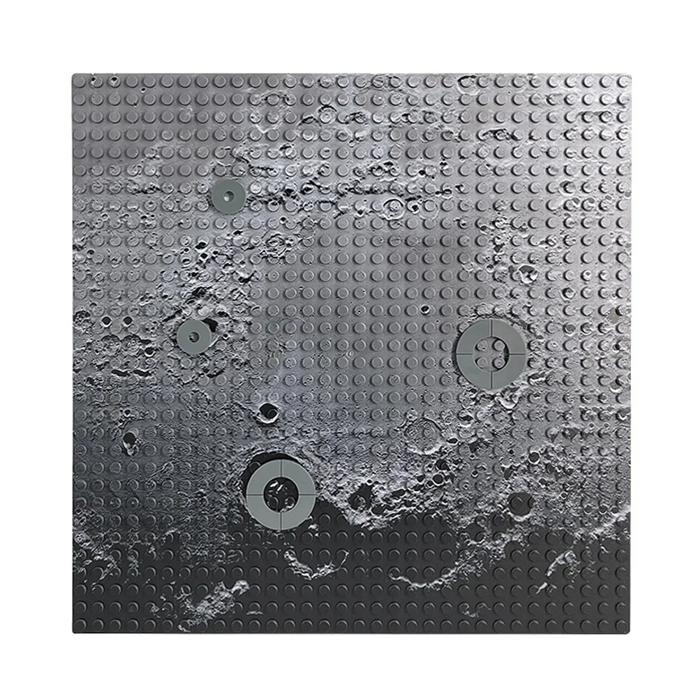 Space Lunar Base Baseplate 32x32 Dot Mars Moon Base Lunar Rover Plate Model MOC DIY Building Blocks Bricks Toys For Children