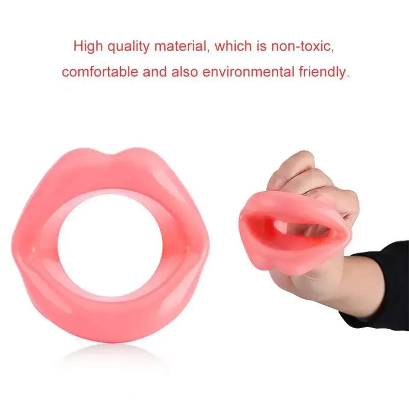 1pcs Massage Face-lift Tool Make Up Silicone Rubber Maquiagem Lips Slimmer Mouth Muscle Tightener Anti-aging Anti-wrinkle Beauty