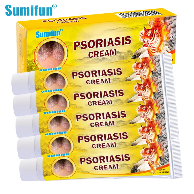 

10Pcs Sumifun Psoriasis Cream Dermatitis Eczema Treatment Children Anti Itch Herbal Ointment Itching Stopper Chinese Medicine