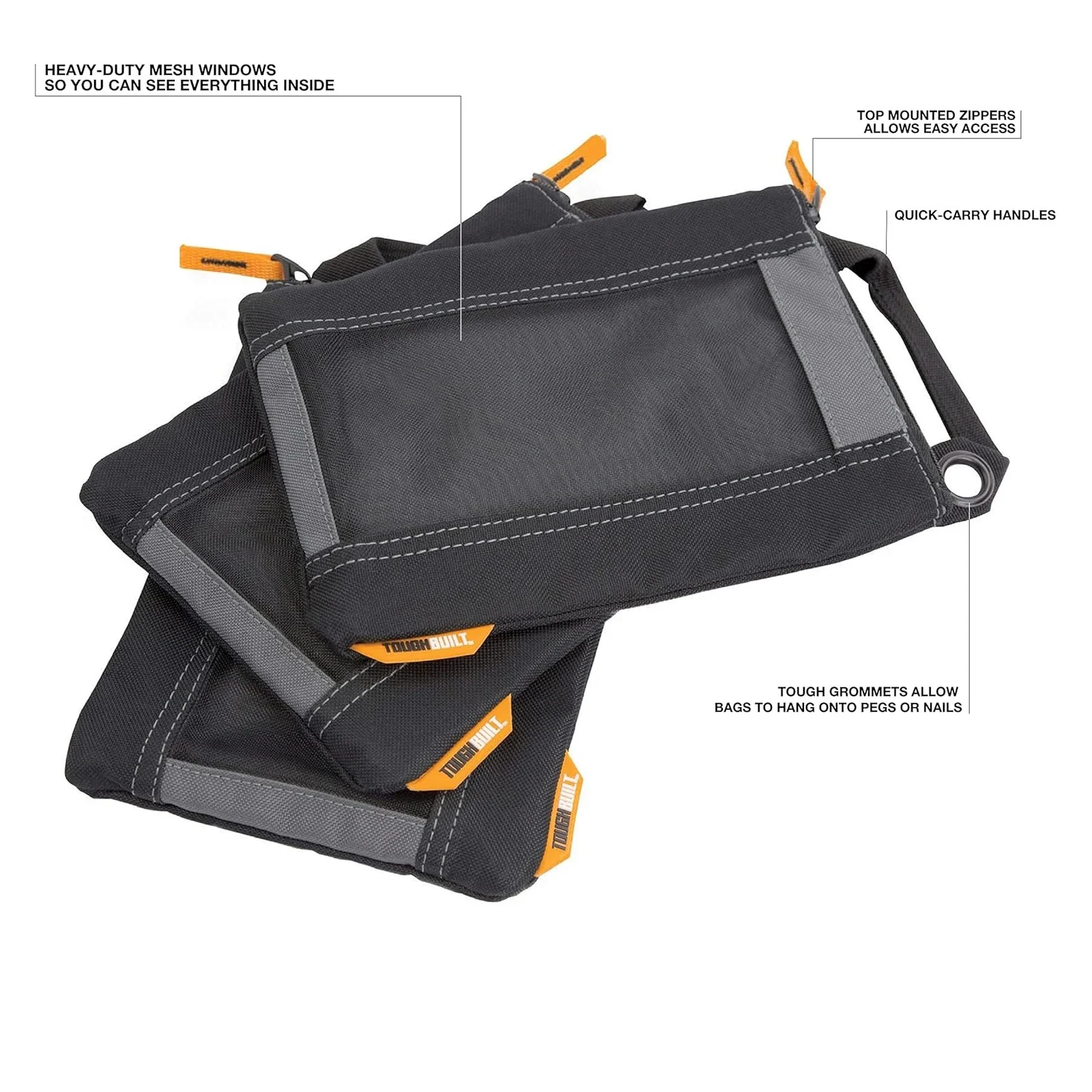 TOUGHBULILT Tool Bag Screw Storage Bag Canvas Bag Bag Bag Three Piece Set TB-94-M-3