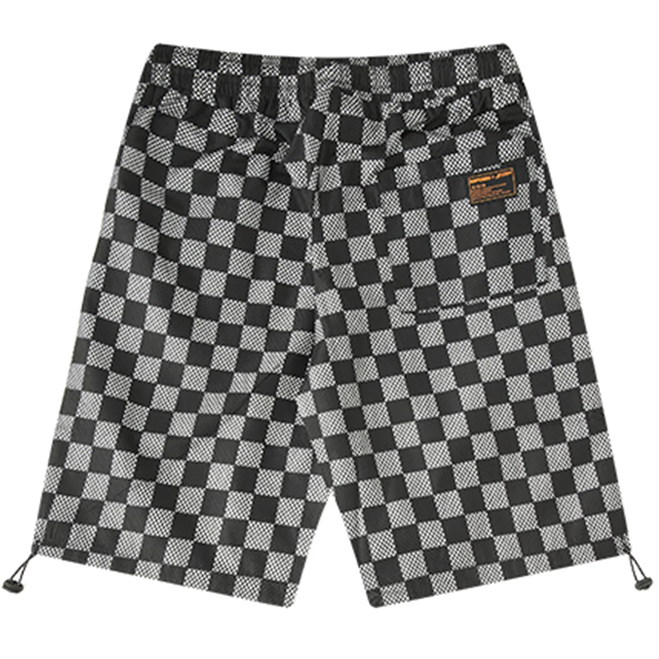 

Summer 2022 Casual Short Mens Checkerboard Shorts Streetwear Joggers Pockets Baggy Pants Oversized Hip Hop Cargo Shorts