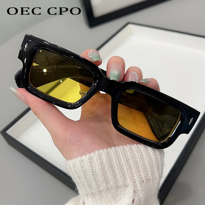 

Classic Vintage Square Sunglasses Women Luxury Brand Designer Small Punk Sun Glasses Female Shades UV400 Men Travel Eyewear