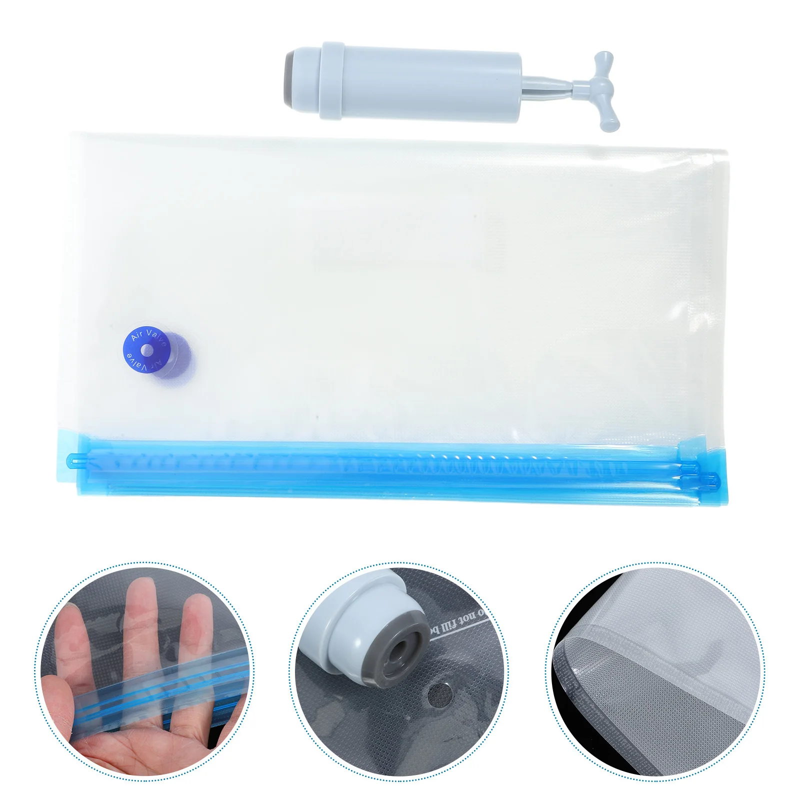 

1Set Vacuum Bag Sealing Bag Thickened Airtight 3D Printer Filament Storage Bags Portable Manual Pump Included for Long-Lasting
