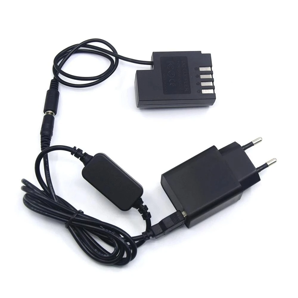 

DCC12 DC Coupler USB Cable+QC3.0 USB Charger + DMW-BLF19 BLF19PP BLF19E Dummy Battery For Lumix DMC-GH3 GH4 GH5 GH5s Camera