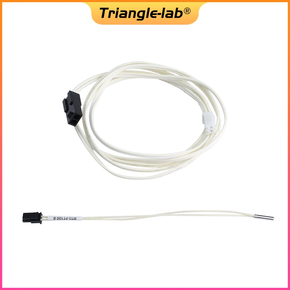 Trianglelab 3d printer parts PT100 Temperature Sensor for high temperature for V6 HOTEND 2017 PT100 sensor free shipping