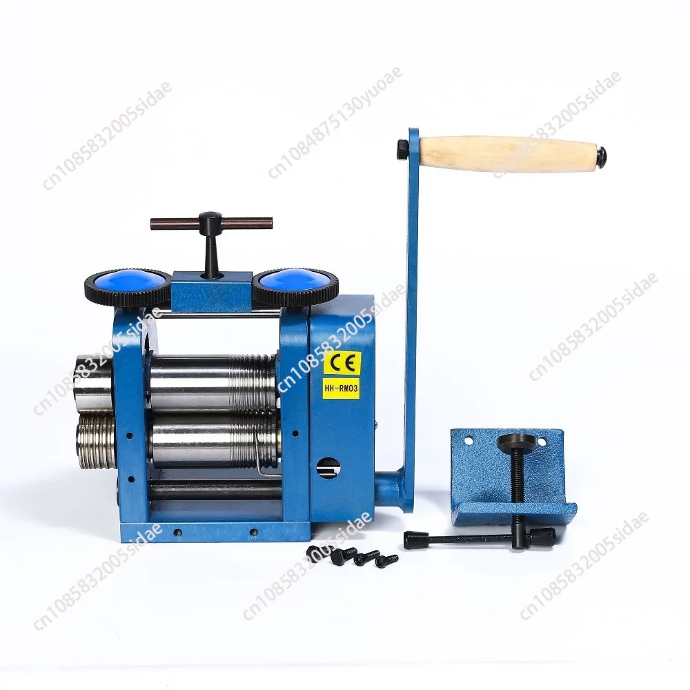 40mm 76mm 112mm Sheet Manual Combination Jewelry Rolling Mill Semicircle Jewelry Press for Gold & Silver Nuggets Pressing