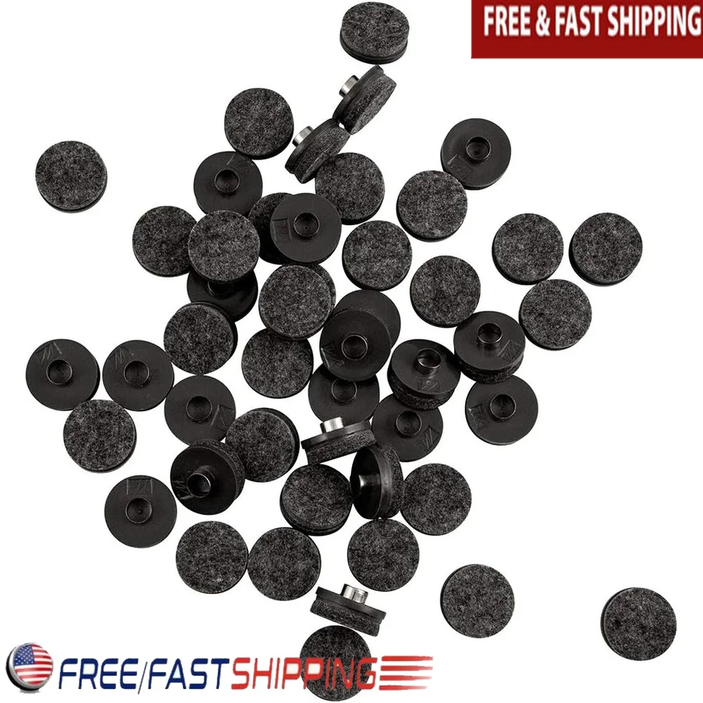 

Heavy Duty Felt Pads 1 Inch Round Nail on Protect Wood Furniture Floors Reduce Scratches Noise Easy Installation Durable Use