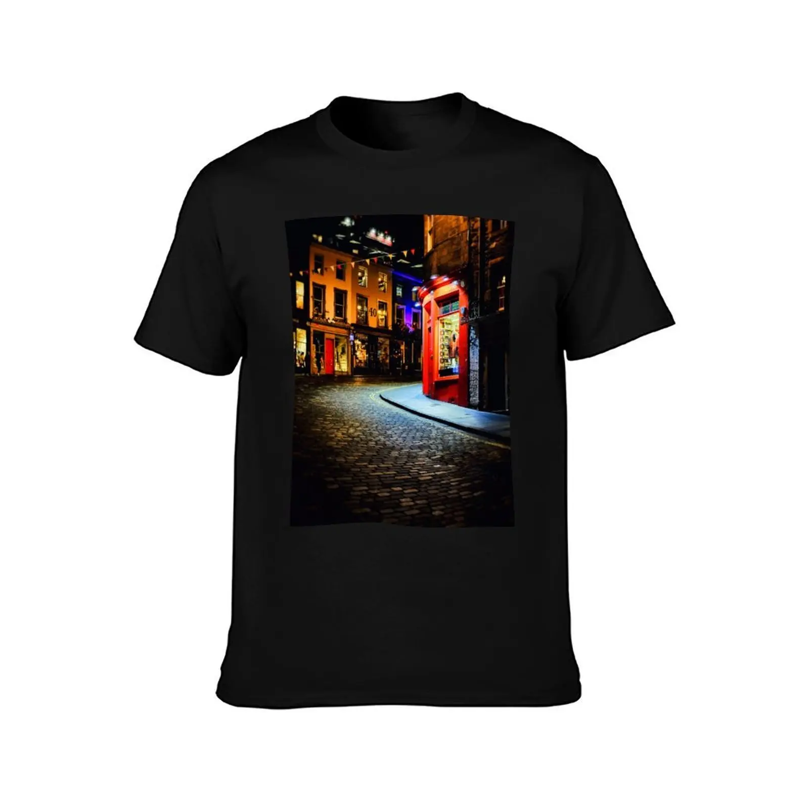 Victoria Street T-Shirt, Summer Casual Cotton Tee, Oversized Streetwear Tops, Vintage Graphic Print, Loose Fit Short Sleeve