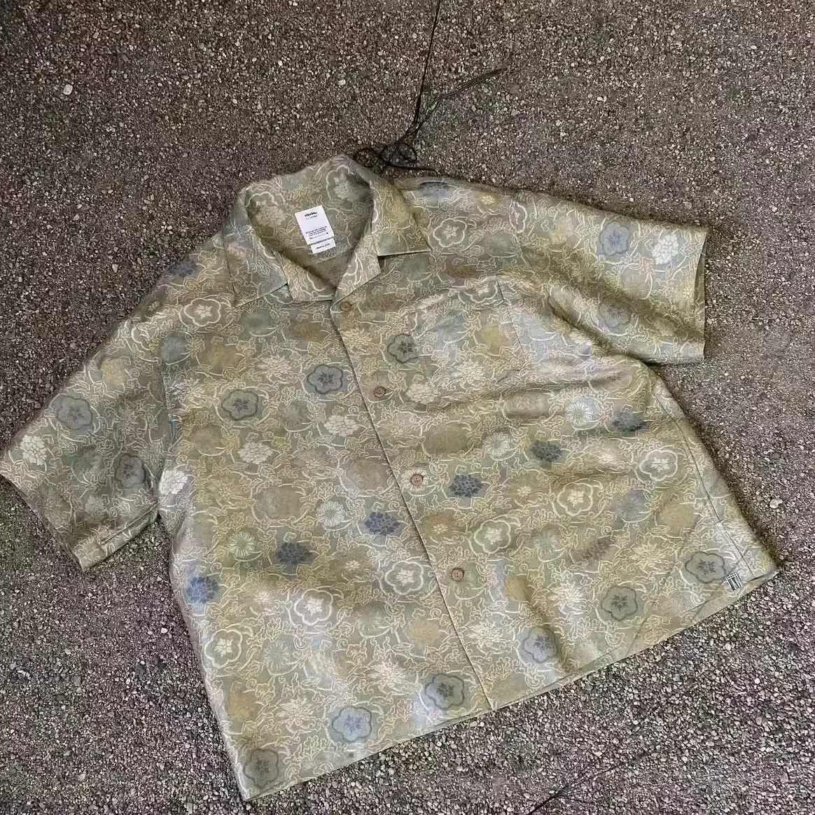 

VISVIM WMV COPA SHIRT S/S JACQUARD (SILK) Silk jacquard shirt