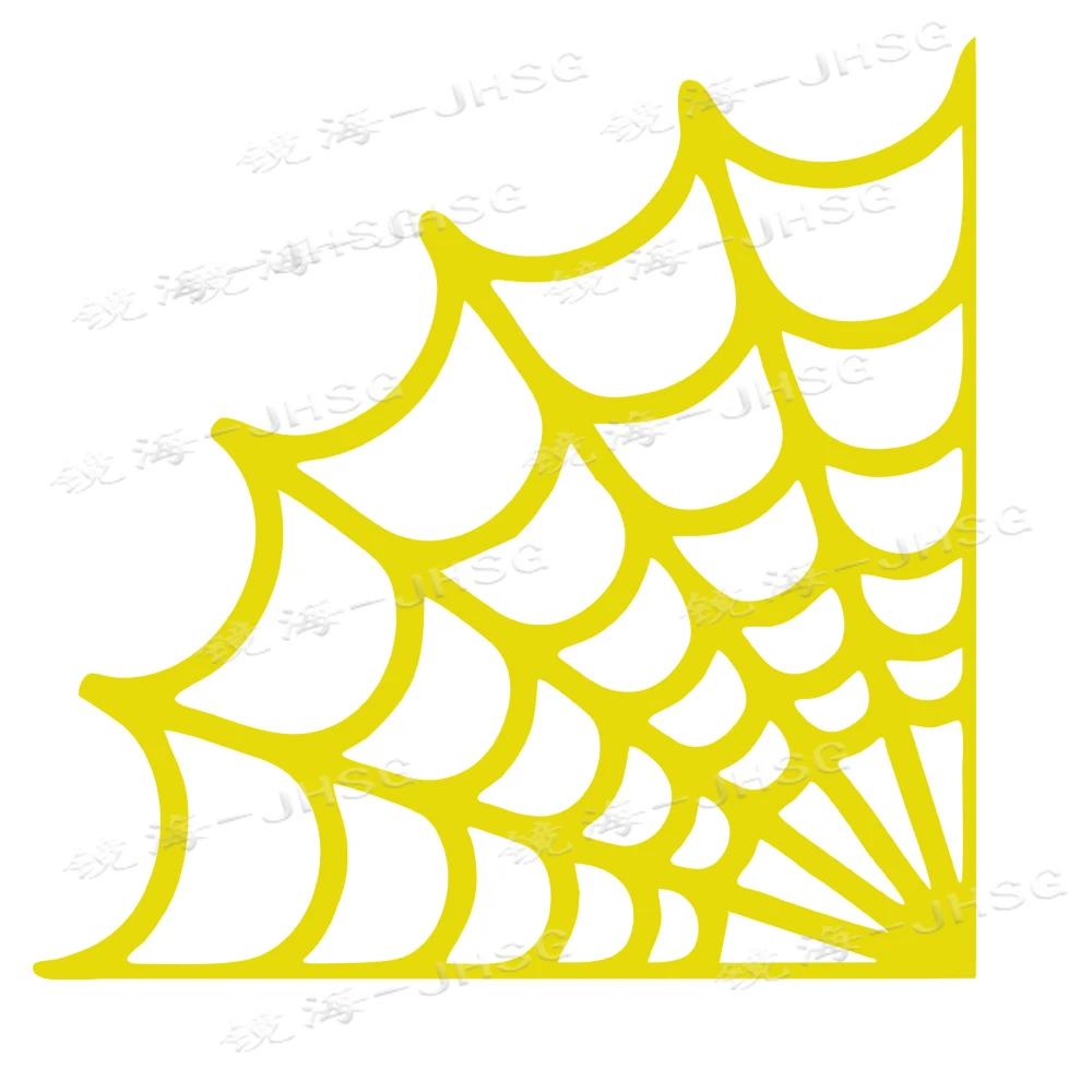 Spider Web Corner - Vinyl Sticker - Car/Truck/Wall/Window/Door/Laptop/Tablet image 3