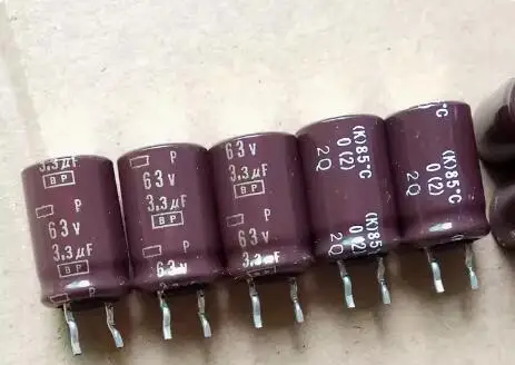 20pcs/lot Original Nippon 63V3.3UF 10x16 BP non-polar copper foot audio coupling electrolytic capacitor from Japan free shipping