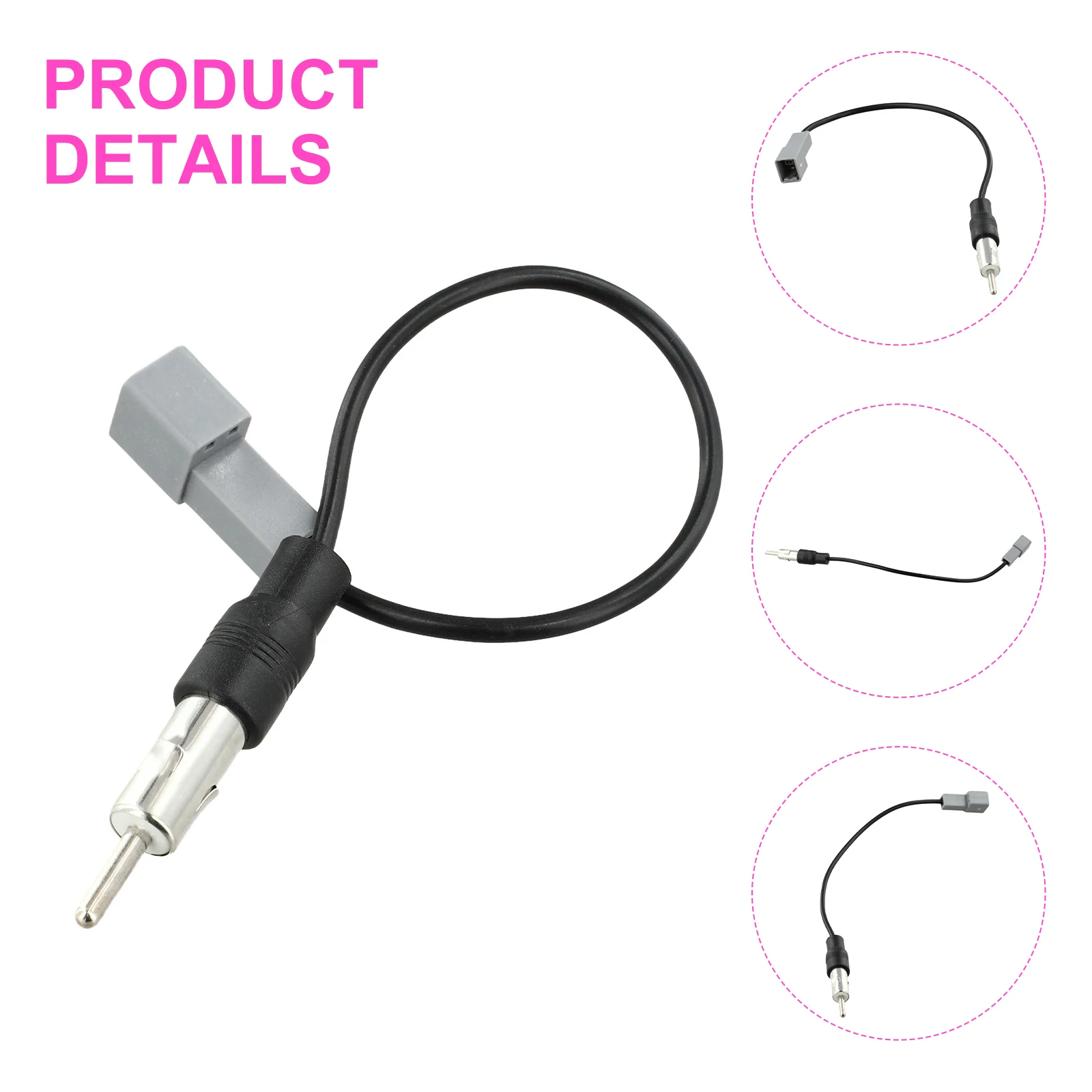 Adapter Cable Aerial Adapter Cable Female Vehicle 1 PC 12V 1PCS 1X 25-30cm Accessories Replacement For Hyundai 2009-2011