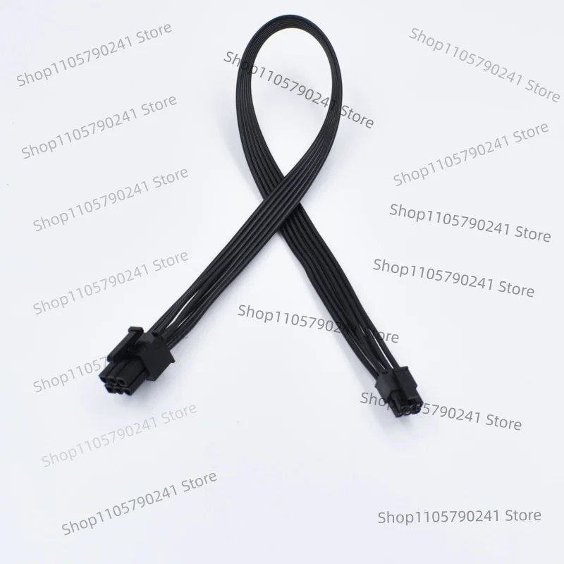10pcs/lot 18AWG Mini 6-Pin to PCI-E 6-Pin Graphics Card Power Cable Replacement For Mac G5 Pro