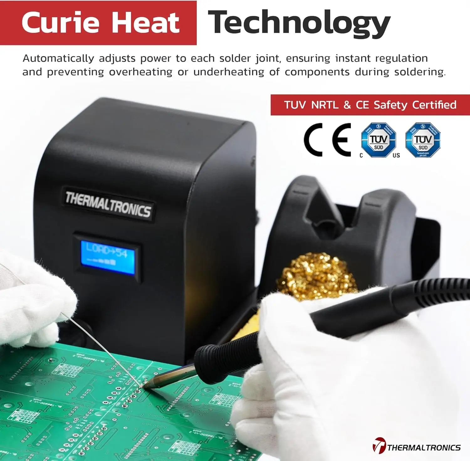 TMT-1000S-K Soldering Station w/Curie Heat Technology