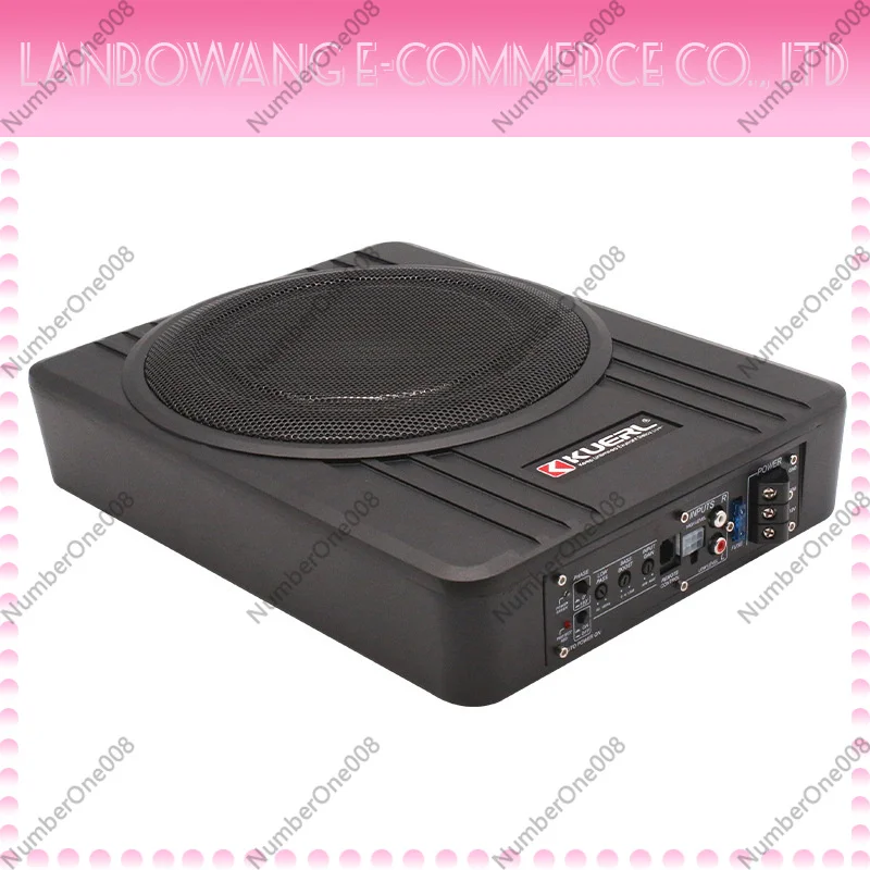 

8/10 Inch Subwoofer Car Audio 12V600W High-power Aluminum Alloy Car Speaker Under Seat Woofer Modification Ultra-thin Subwoofer