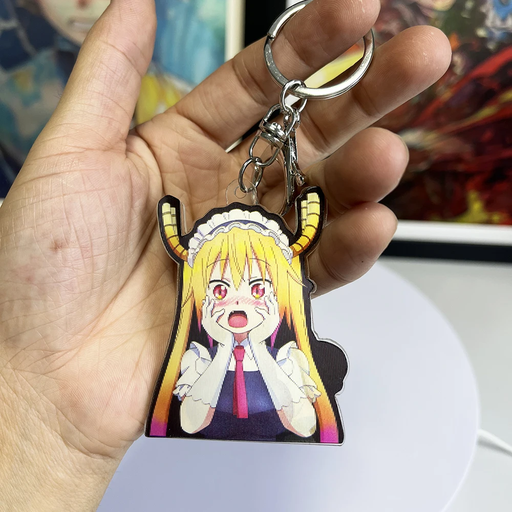 Anime Key ring Kobayashi Miss Kobayashi\'s Dragon Maid Keychain Pendants for Cars,Bags,Etc.(Pls Contact us for Full Catalogs)