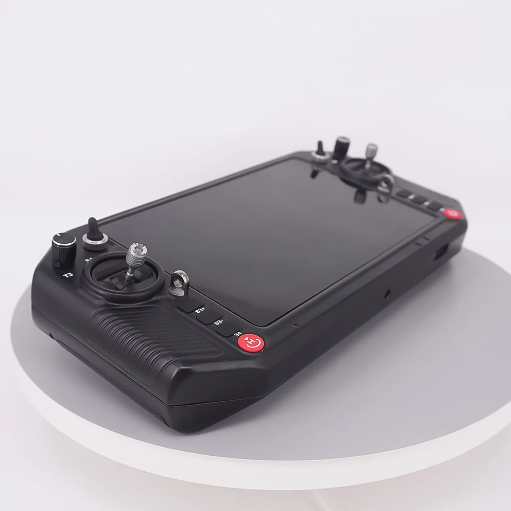 40km/80km suporta controlador de drone Mavlink/CRSF e receptor de fibra óptica estação de aterramento de transmissão de vídeo