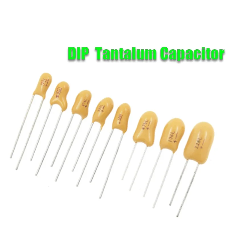 

5pcs DIP Tantalum Capacitor 10V 16V 20V 25V 35V 50V 0.1UF 0.22UF 0.33UF 0.47UF 1UF 2.2UF 4.7UF 10UF 15UF 22UF 47UF 100UF 220UF