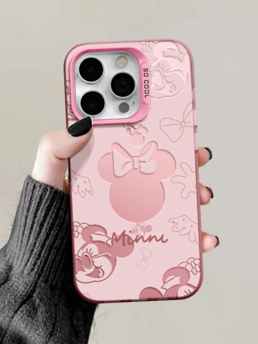 Sweet Pink Minnies Mickeys Case for Xiaomi Redmi 13C 9C 9T Note 7 8 9S 10 11 12 13 Pro Ultra 4G 5G Matte Shockproof Back Cover