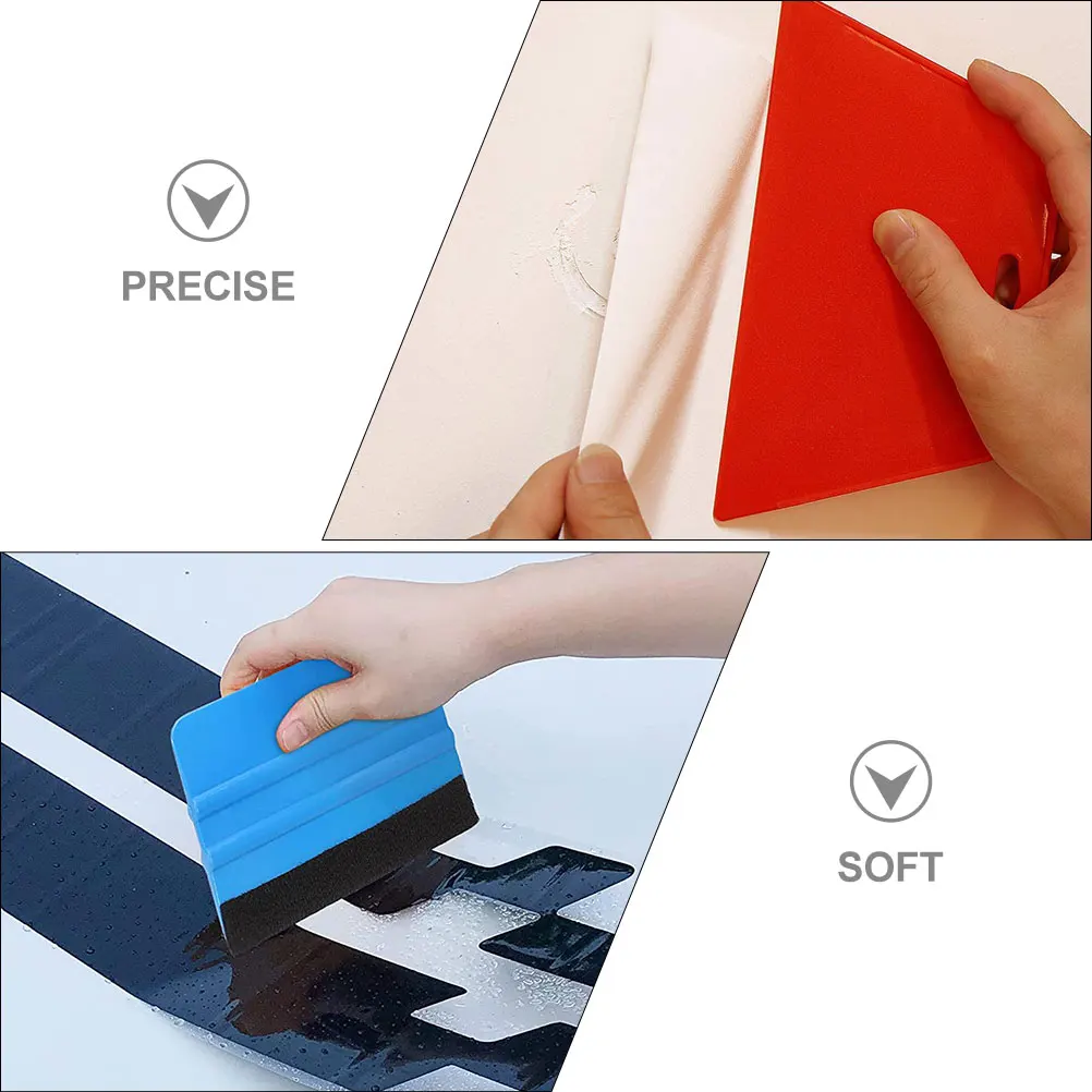 

8 Pieces Car Tint Tool Kit Plastic Steel Scraper Vinyl Film Tools Knives Window Installation Wrap ABS Aluminum Comprehensive Set