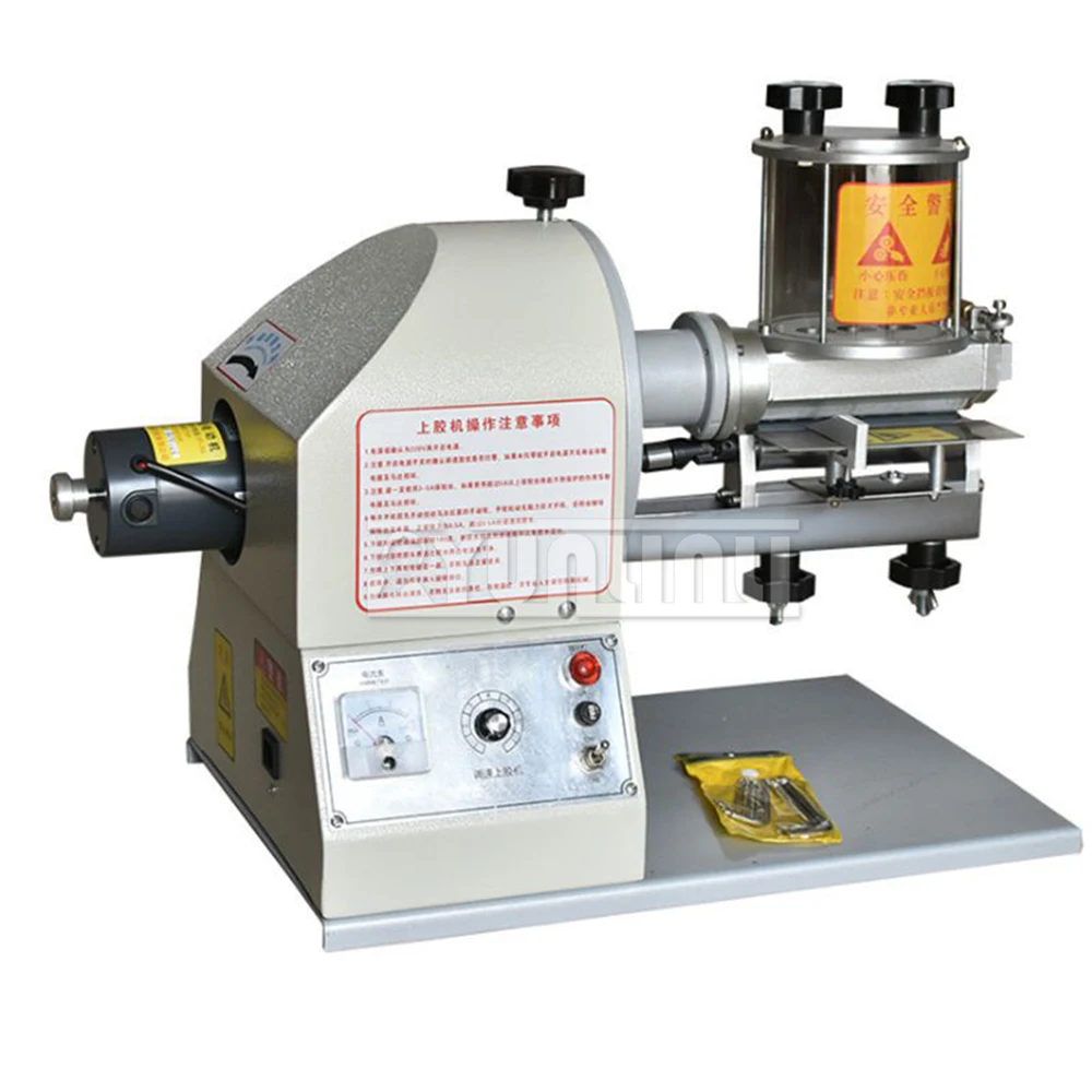  Hot Melt Glue Gluing Machine; Double-sided White Emulsion Gluing Tools ; 6/9/12 inchesfor leather cloth paper cardboard 220V