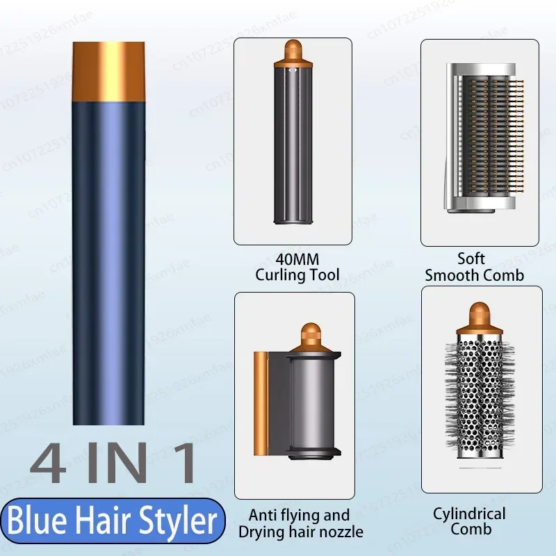 6-in-1 Professioneller Heißluft-Styler mit Negativionen-Technologie, Multifunktionales Haarstyling-Set für Automatisches Locken, Bestes Geschenk für Frauen