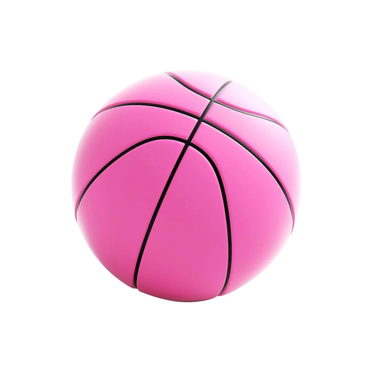 Foam Basketball, Indoor High Density Training Basketball 3D Texture Quiet Bounce No Noise Ball for Home Beach Pool B