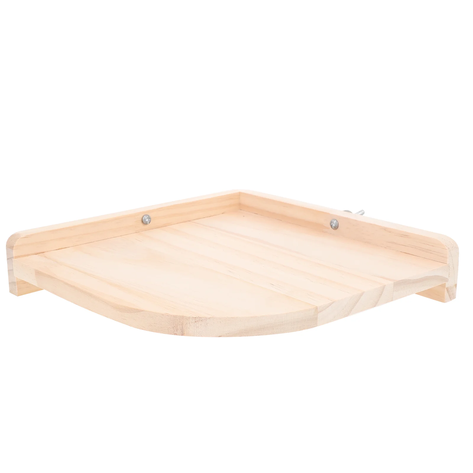 

s Stylish Wooden Sector shaped Jumping Platform for Hamster Pet Perch Cage Board Guinea Pig Toy Chinchilla Accessory