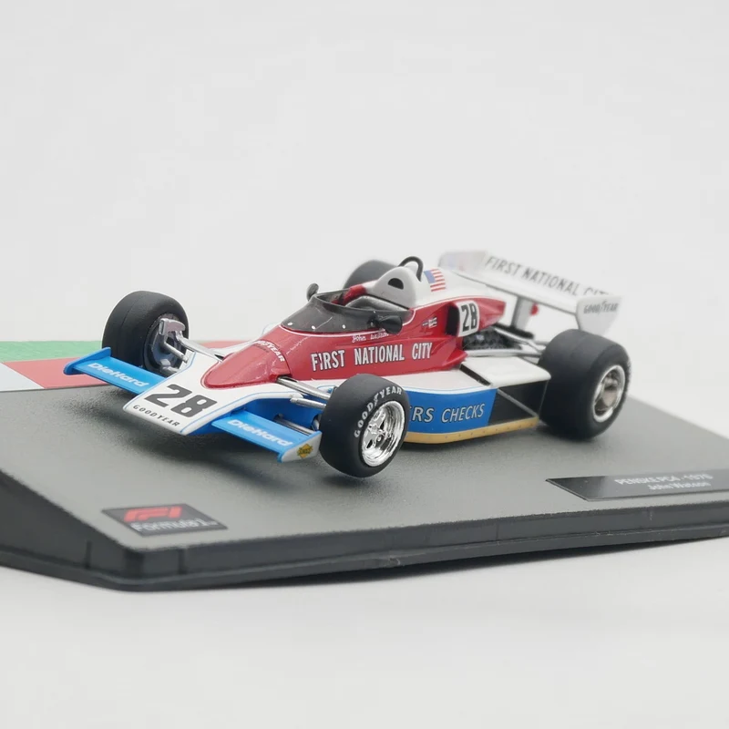

Ixo 1:43 Penske PC4 1976 John Watson Diecast Car Model Metal Toy Vehicle