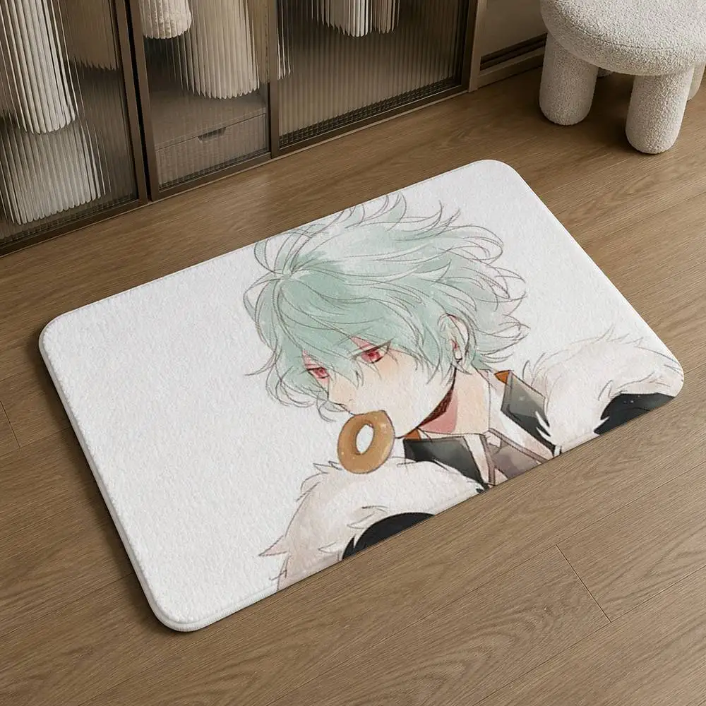 C-Collar  malice-e  Pattern Soft Washable Non-Slip Doormat for Indoor and Outdoor Home Decor