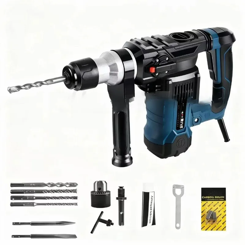 

220V high-power industrial-grade electric hammer dual-purpose multi-function household industrial drilling tool