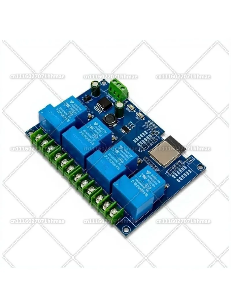 ESP32E Development Board 4 Channel 30A Relay Module,WiFi Bluetooth Programmable Controller for Smart Home Automation, DC7-28V/5V