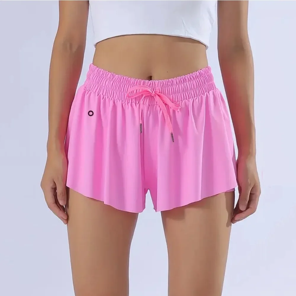 Fließende sportliche Shorts für Frauen Fitness studio Yoga Workout Laufen Tennis rock bequeme Skort Lounge süße Kleidung lässig Sommer