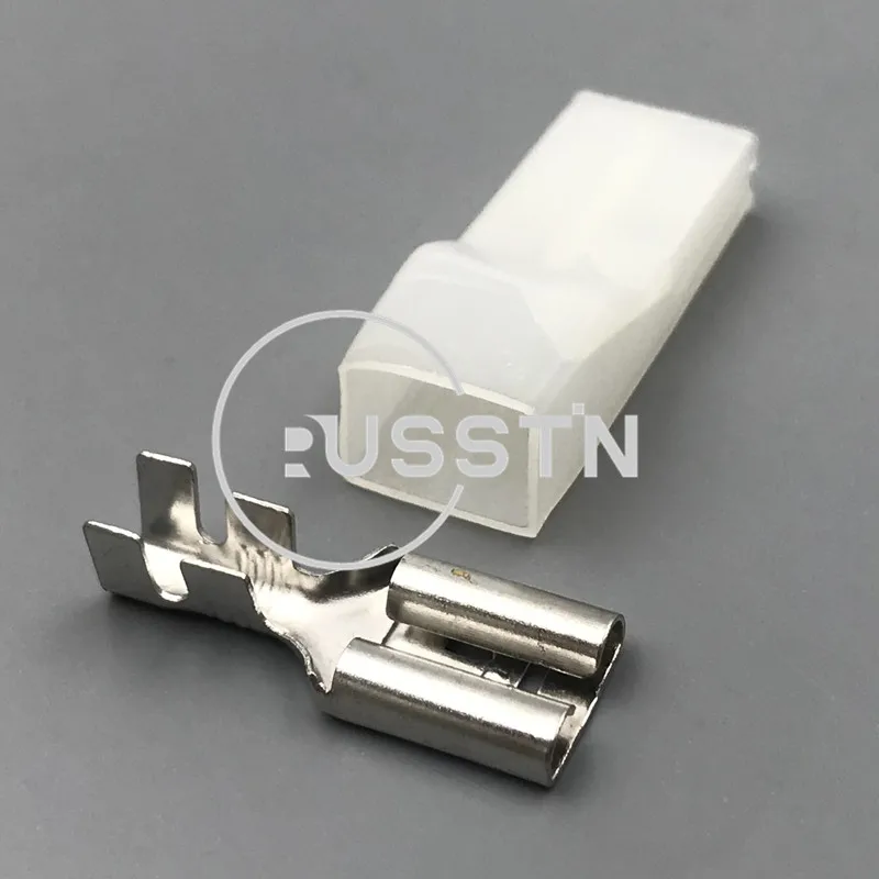 1 Set 1 Pin 9.5mm Auto Socket with Terminal AC Assembly Car Large Current Plug - Detail 1