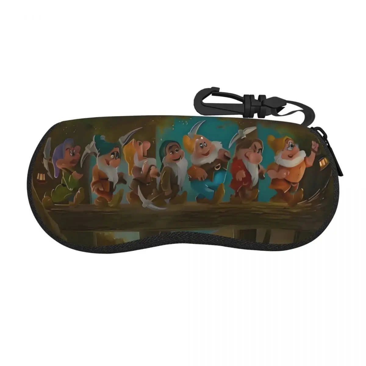 

Custom Snow White And The Seven Dwarfs Eyeglass Glasses Case Women Men Soft Anime Fantasy Film Cartoon Sunglasses Protective Bag