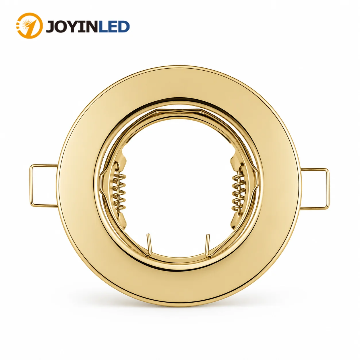 JOYINLED 2/10PCS Gold Recessed Downlight Frame GU10 MR16 LED Spotlight Trim Ceiling Light Fitting Ring 60mm Cut Out Lamp Holder