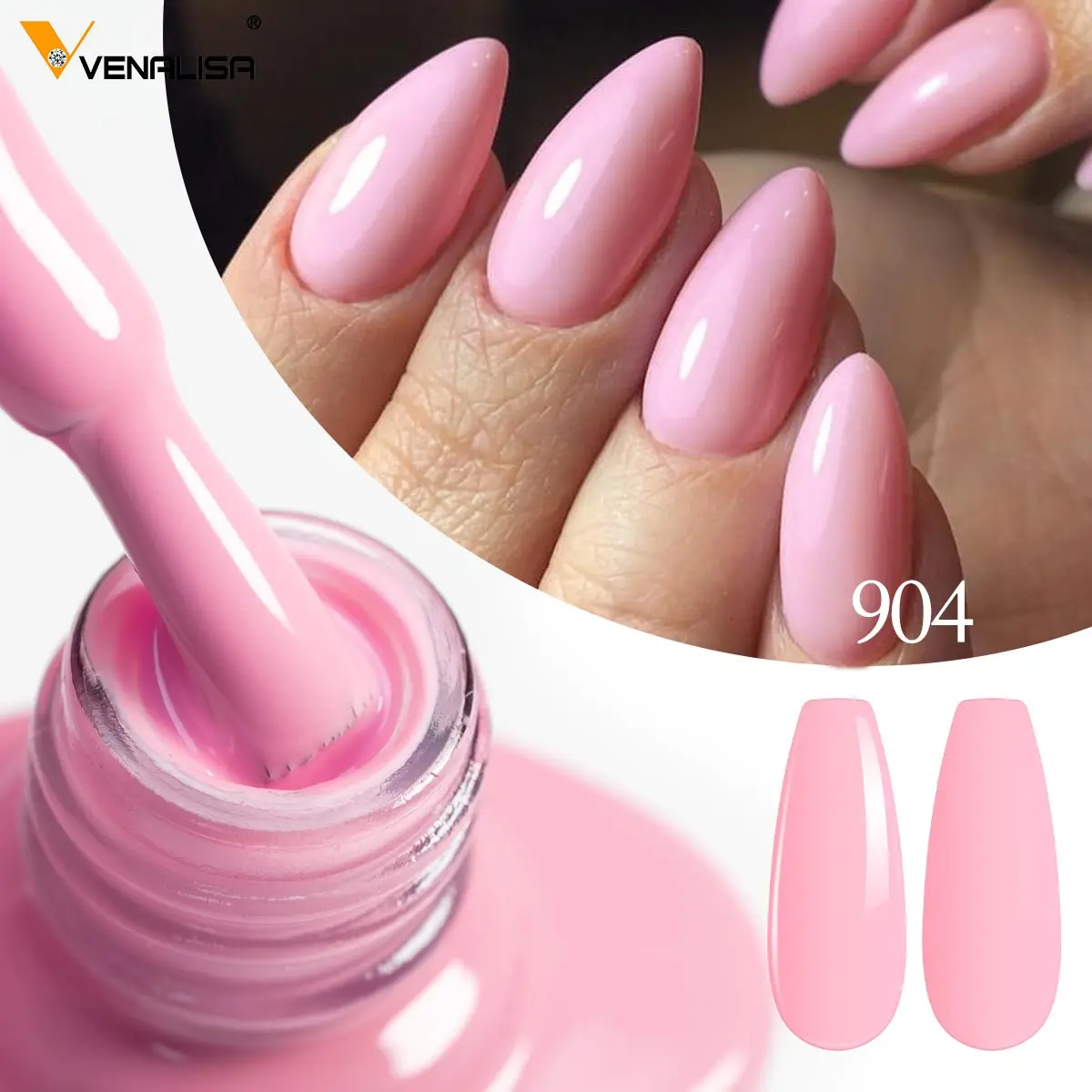 VENALISA-esmalte de uñas semipermanente, suministro CANNI, 7,5 ml, barniz de Gel de uñas LED UV orgánico, capa superior de diamante súper brillante