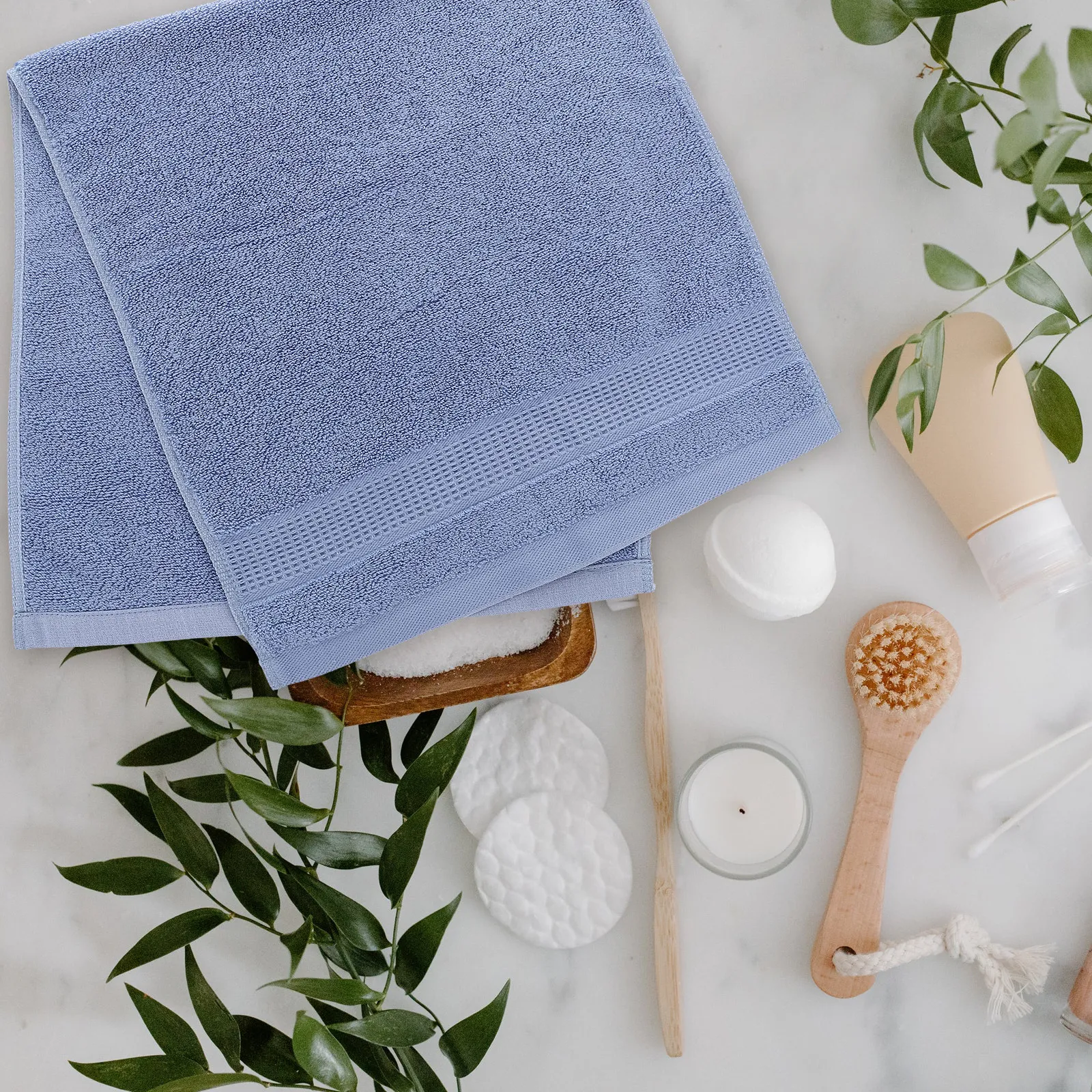 Extra Absorbent Thick Cotton Washcloth Towel for Face Bath Beach Pool Gym Yoga Spa Home Use Skin Friendly Quick Dry Supple