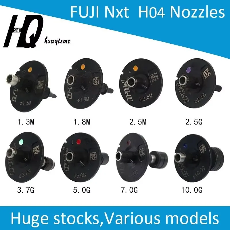 FUJI Nxt chip Mounter H04 Nozzle 0.4 0.7 1.0 1.3 1.8 2.5 3.7 5.0 10.0 Pick and Place Machine SMT spare parts